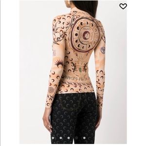 New with tags gorgeous Marine Serra White Line tattoo shirt